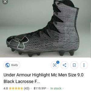 Under armour football mens 9